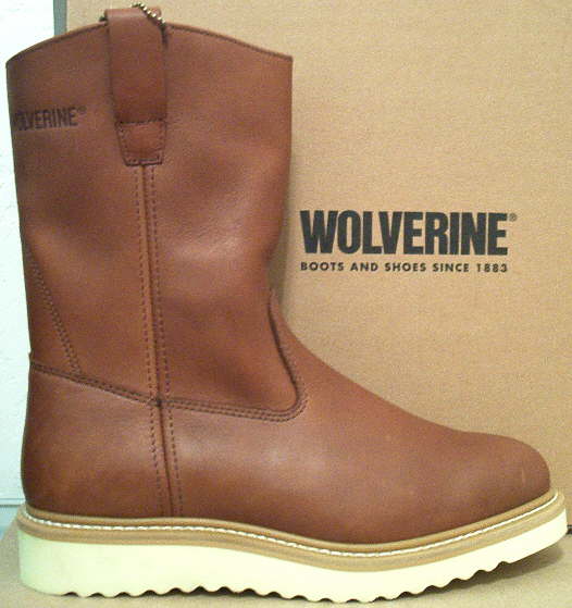 wolverine wedge sole work boots